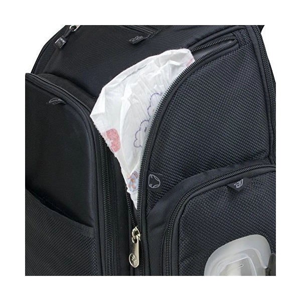 Precio De Pescador Fastfinder Bolsa De Pañales Mochila Negr - Image 3