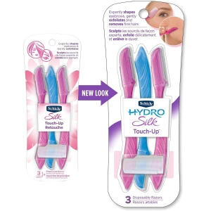 Schick Limpieza De Cejas Máquina De Afeitar Facial 3 Piezas - Image 2