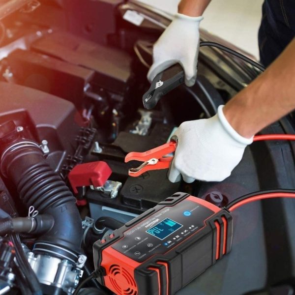 Cargador Batería Para Coche, 12 V/8 A, 24 V/4 A, Inteligente - Image 4
