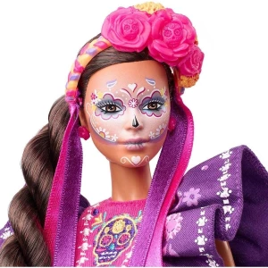 Mattel Muñeca Barbie Dia De Muertos 2022 Vestido Tradicional - Image 5