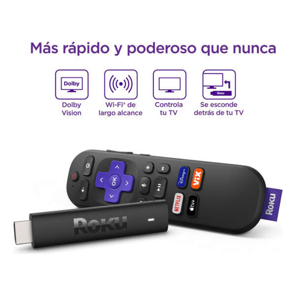 Roku Streaming Stick 4k Modelo 3820 Color Negro - Image 2