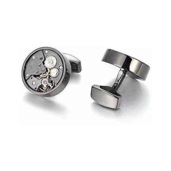 Merito Oceano Movimiento Mecanico Gemelos Reloj Steampunk Me - Image 4