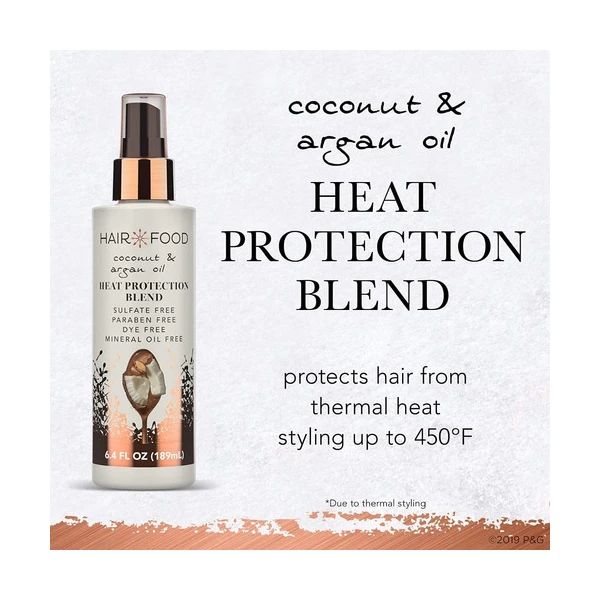 Hair Food Mezcla De Spray Protector Contra El Calor, Aceite - Image 2