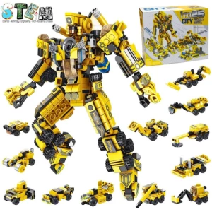 Robot Juguete De Construcción, 573 Piezas Vatos Stem 25 En 1