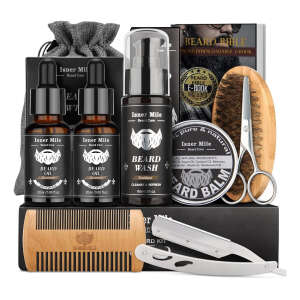 Isner Mile Kit Barba Para Hombres Hidratante Y Crecimiento