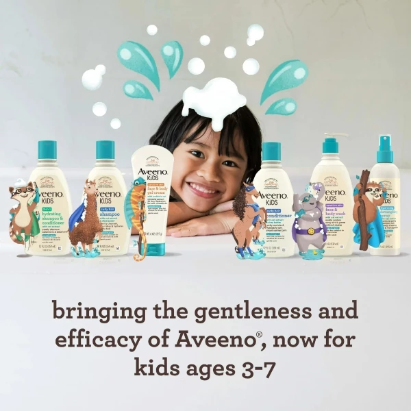 Aveeno Kids Spray Desenredante Hidratante Para Niños 295ml - Image 3