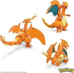 Mega - Juguete De Construcción, Pokemon, Charizard, 222 Pzas - Image 4
