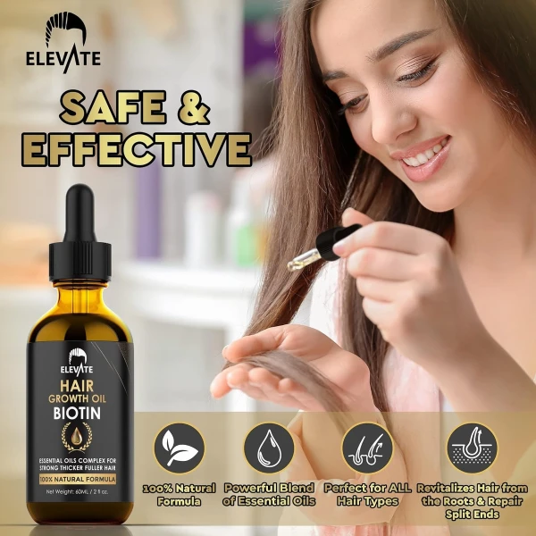 Elevate Suero De Biotin Para El Crecimiento Del Cabello 60ml - Image 2