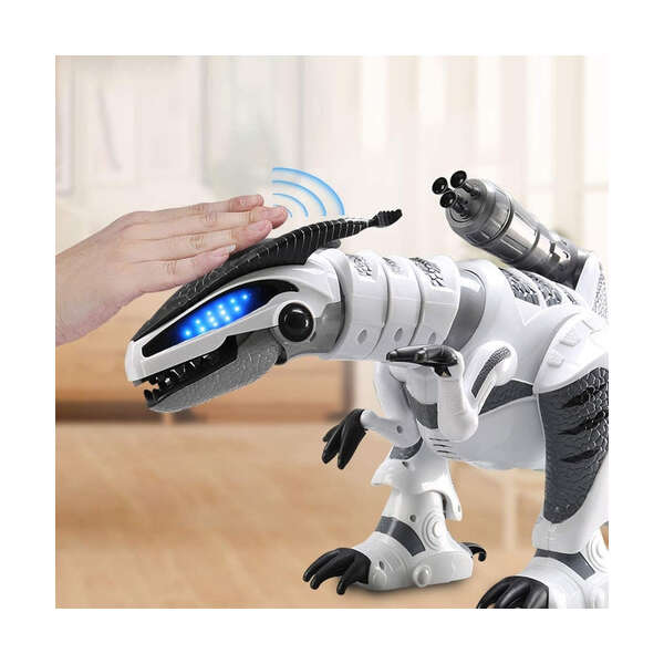 Fistone Rc Robot Dinosaurio Inteligente Inteligente Intelige Color Blanco - Image 2