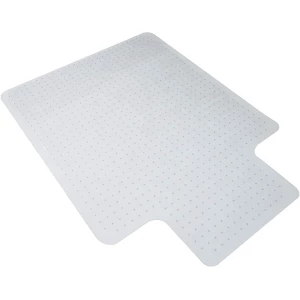 Tapete Para Silla Ofm De 36 X 48 Pulgadas Para Alfombra Baja Color Blanco Diseño De La Tela Plastica