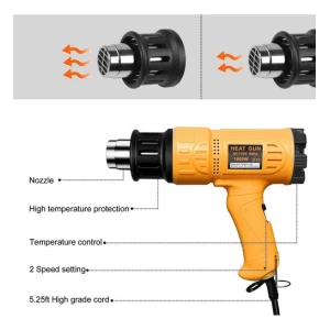 Pistola Aire Caliente Seekone 1800w Kit De Control Temperatu - Image 3