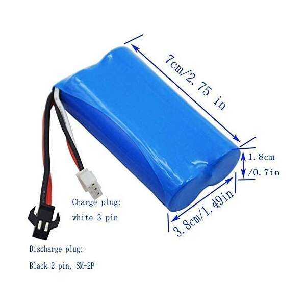 Set 2 Baterías Blomiky H101 7.4v 1500mah Para H105 H103 H101 - Image 4