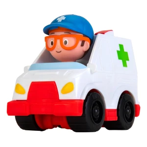 Jazwares Mini Vehículos Blippi,varios Packs Para Seleccionar Color Minicargador Y Ambulancia Blippi - Image 5