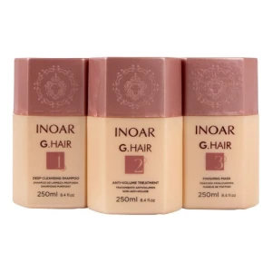 Inoar G.hair Kit De Alisado De Queratina Para El Cabello