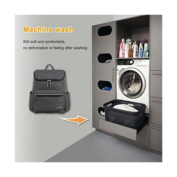 Mama Mochila Ligera Para Pañales Con Cambiador Bolsillo Ais - Image 4