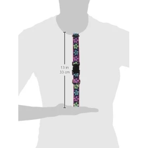Lupin De 1 Pulgada Flower Power Collar De Perro Ajustable Pa - Image 3