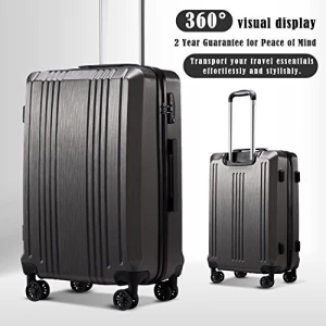 Coolife Equipaje Maleta Expansible 3 Piezas Set Con Tsa Lock - Image 2