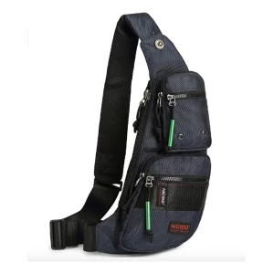 Bolso Honda Nicgid Mochila Bandolera Para Hombre Lysb01mz3hk Color Azul Marino Diseño De La Tela Liso