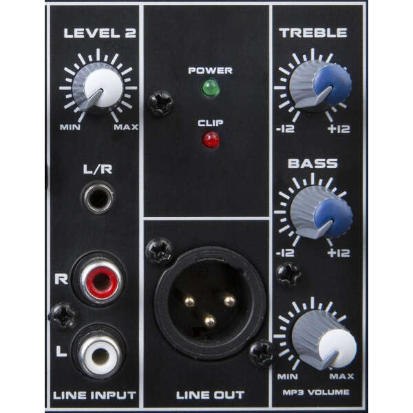 Bocina Amplificada 10pul Bateria,bluetooth,usb Lyxpro Spa10 Color Negro - Image 3