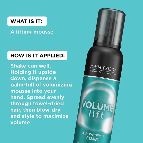 John Frieda Espuma Batida De Aire Para Una Plenitud Ligera - Image 4
