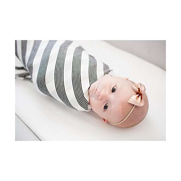 Tamaño Grande Premium Tejido De Punto Swaddle Recibiendo Ma - Image 3