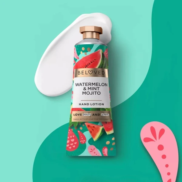 Crema Hidratante Para Manos Beloved, Extracto Natural Sandia - Image 2