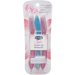 Schick Limpieza De Cejas Máquina De Afeitar Facial 3 Piezas