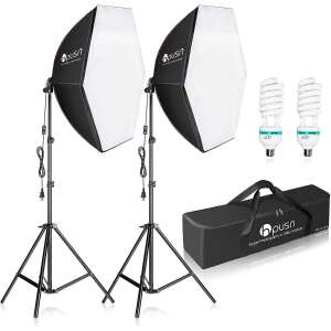 Kit Iluminación De Fotografia Hpusn Sb-02 Socket E27 5400k