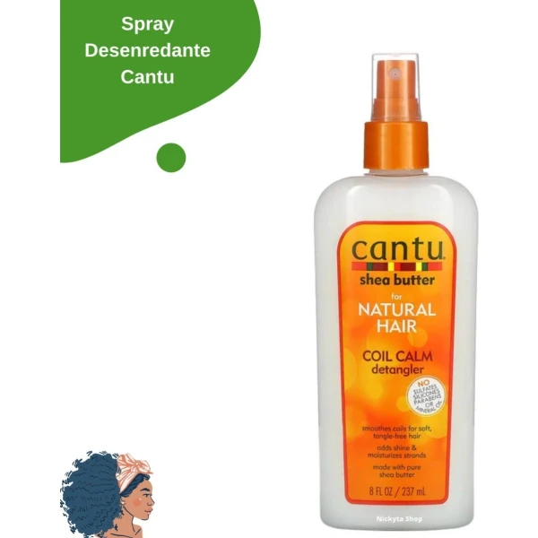 Cantu Coil Calm Detangler Spray Acondicionado Cabello Rizado - Image 2
