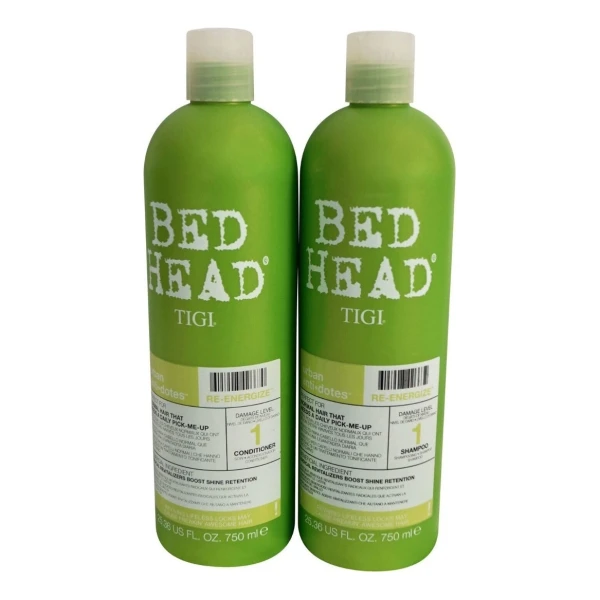 Dúo Champú Y Acondicionador Bed Head Re-energize, 750 Ml - Image 2