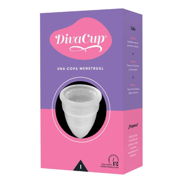 Copa Menstrual Diva Cup Modelo 1 Caja Con 1 Pieza Color Blanco - Image 4