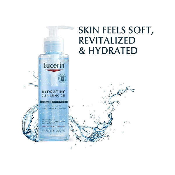 Eucerin Gel Limpiador Hidratante Facial Y Ácido Hialurónico Tipo De Piel Todo Tipo De Piel - Image 2