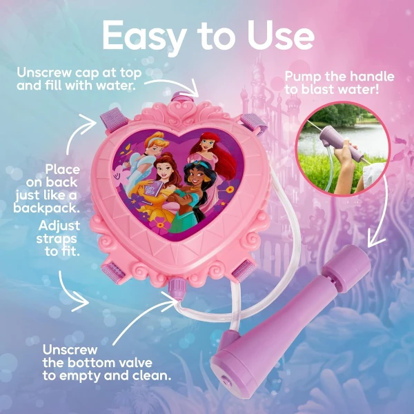 Disney Princess Mochila De Agua Para Niñas Creando Aventuras - Image 5