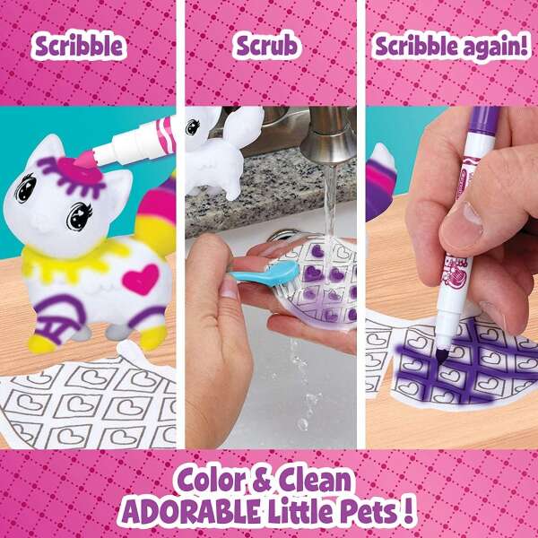 Juguete Para Niños Scribble Scrubbie Pets Princess Crayola - Image 3