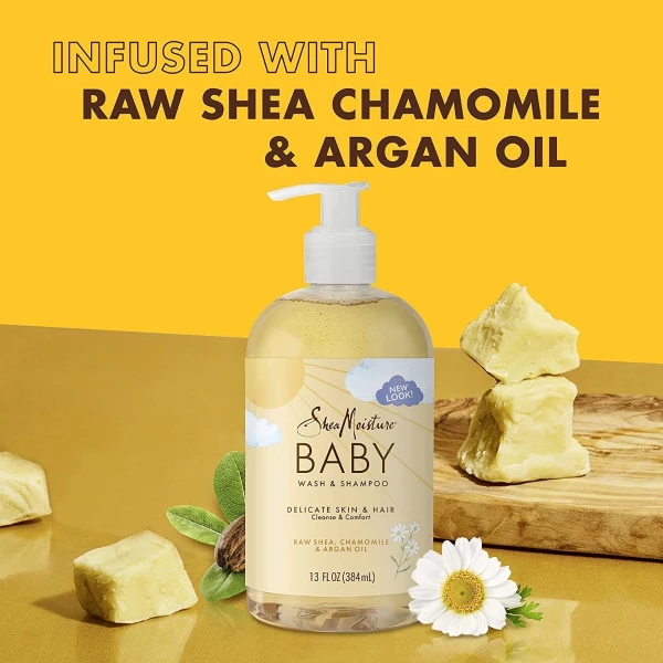 Sheamoisture Baby Wash & Shampoo Para Todo Tipo De Piel - Image 4
