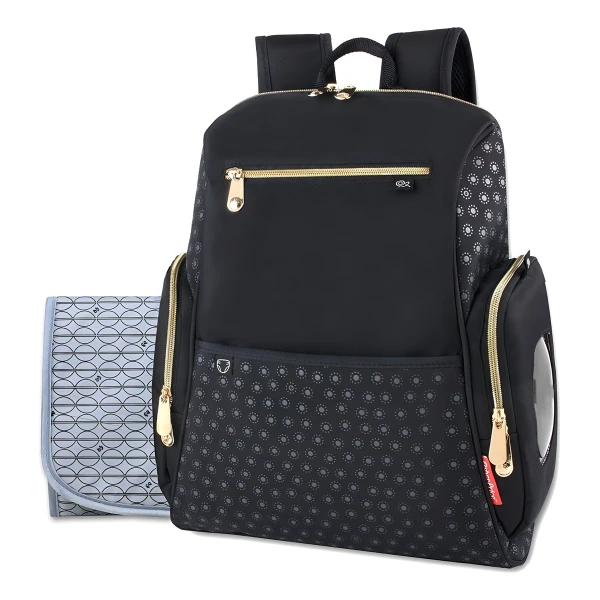 Pañalera Maleta Morral Fashion Diapers Bebe Fisher - Price Color Negro Diseño De La Tela N/a - Image 2