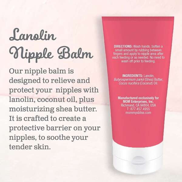 Mommy's Bliss Lanolin Crema Para Pezones Con Aceite De Coco - Image 2