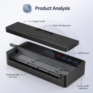 Vsdk Máquina Selladora Al Vacio Para Alimentos Color Negro - Image 3