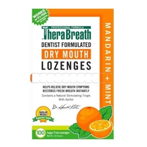 Therabreath Dry Mouth Mandarin Mint Lozenges 100pz
