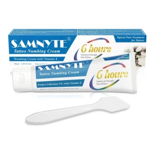 Samnyte Crema Anestésica Para Tatuajes Sin Dolor, De 6 A 8 H