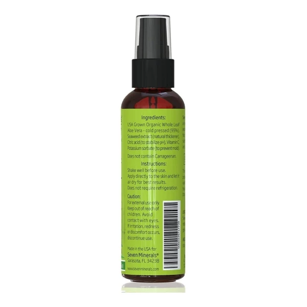Gel Orgánico Aloe Vera De Tamaño De 2 Oz 100% Sin Xantano - Image 5