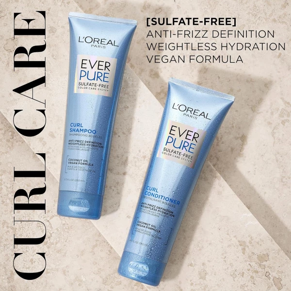 L'oreal Paris Acondicionador Evercurl Sin Sulfato 250 Ml - Image 2