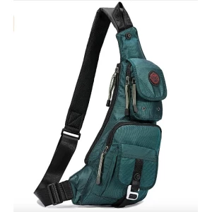 Bolso Honda Nicgid Mochila Bandolera Para Hombre Lysb01mz3hk Color Verde Oscuro 2 Diseño De La Tela Liso