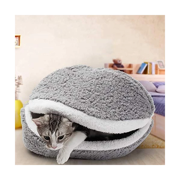 Invierno Calido Mascota Cachorro Gato Cama Casa Cojin Medio - Image 4