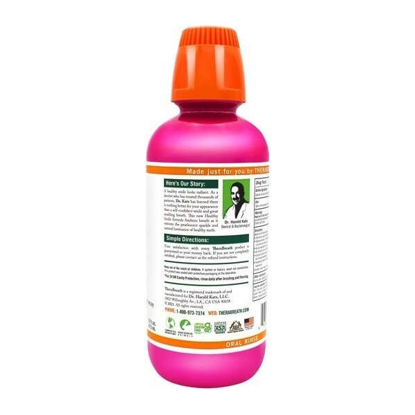 Therabreath Healthy Smile Oral Rinse Sparkle Mint 16oz. - Image 2