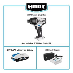 Hart Kit Taladro Destornillador De Impacto Inalámbrico 20v - Image 4