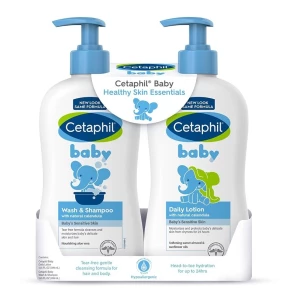 Cetaphil Pack Baby Wash & Shampoo + Daily Lotion Para Bebé