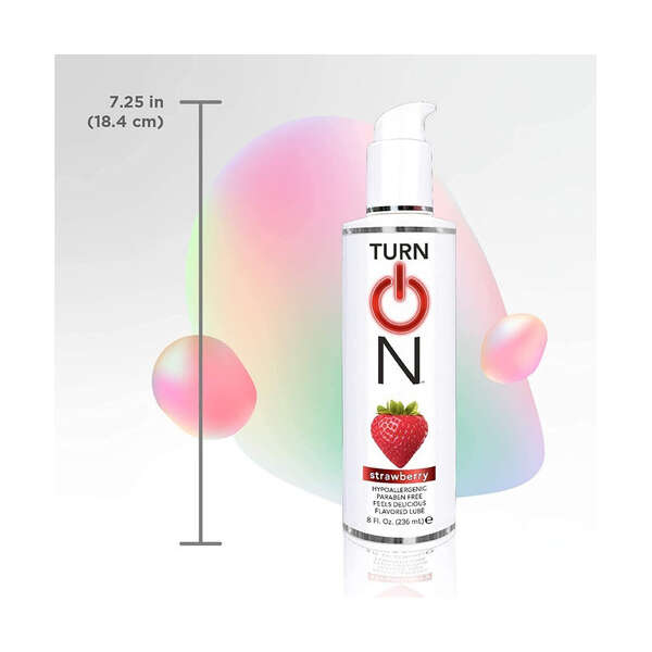 Turn On Gel Lubricante Intimo Comestible De Sabores 236 Ml Sabor Strawberry - Image 2