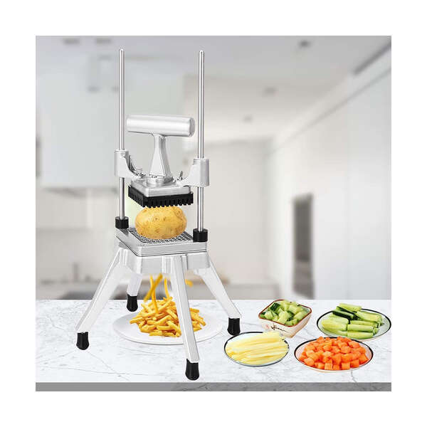Cortador Comercial Vegetales Hoja 0,6cm Acero Inox Uso Rudo - Image 3