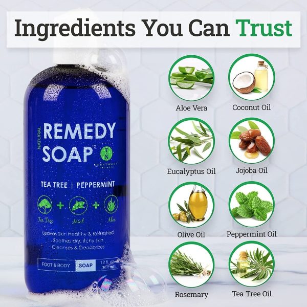 Jabon Corporal Remedy Soap Antiséptico Anti Hongo Mal Olor - Image 3